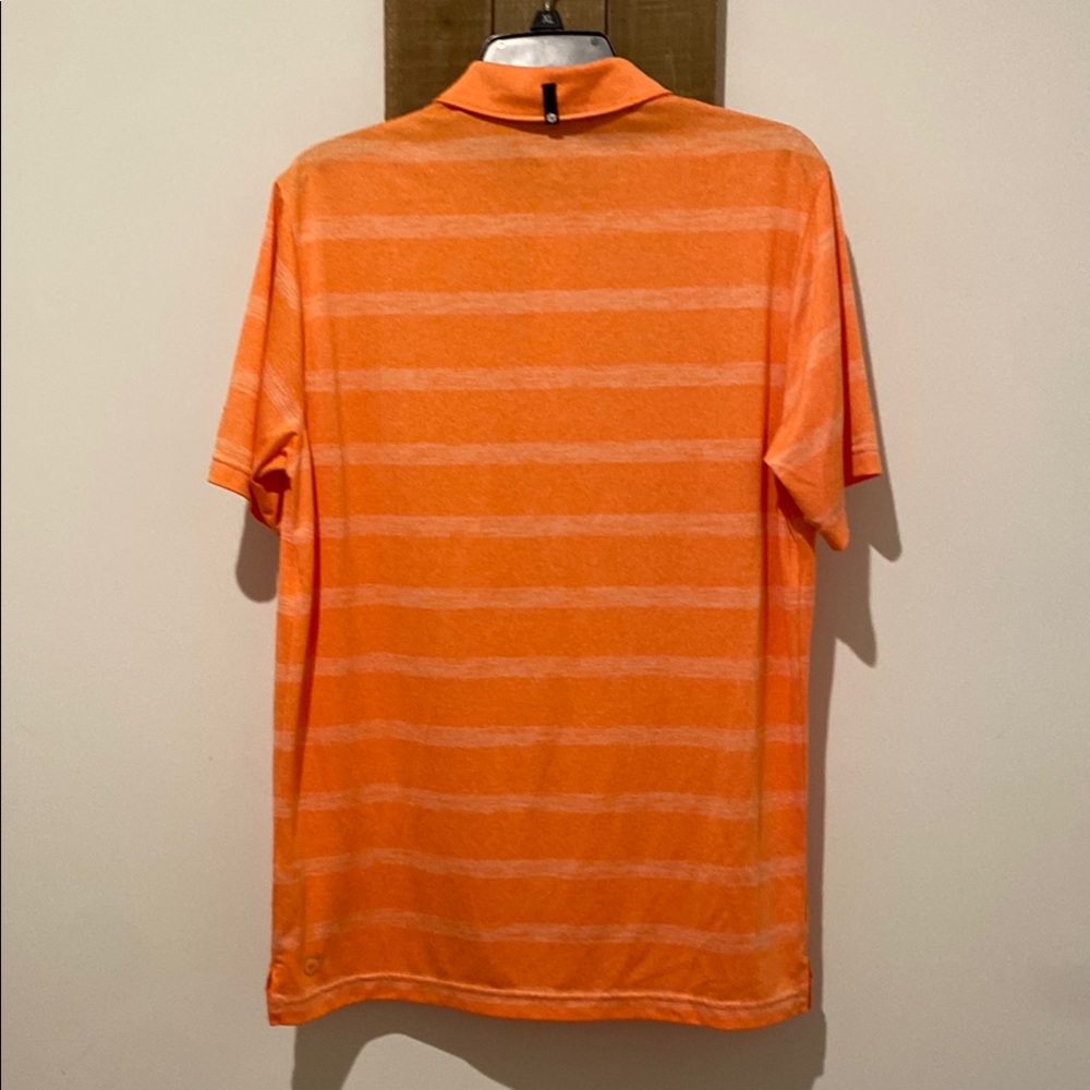 Puma Orange Polo Shirt Short Sleeve Classic - Picture 4 of 4